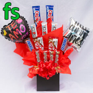 Chocolates con globos